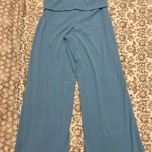 Aerie OFFLINE Ribbed Fold Over pants